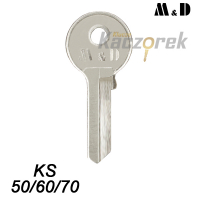 Mieszkaniowy 062 - klucz surowy mosiężny - M&D KS 50/60/70